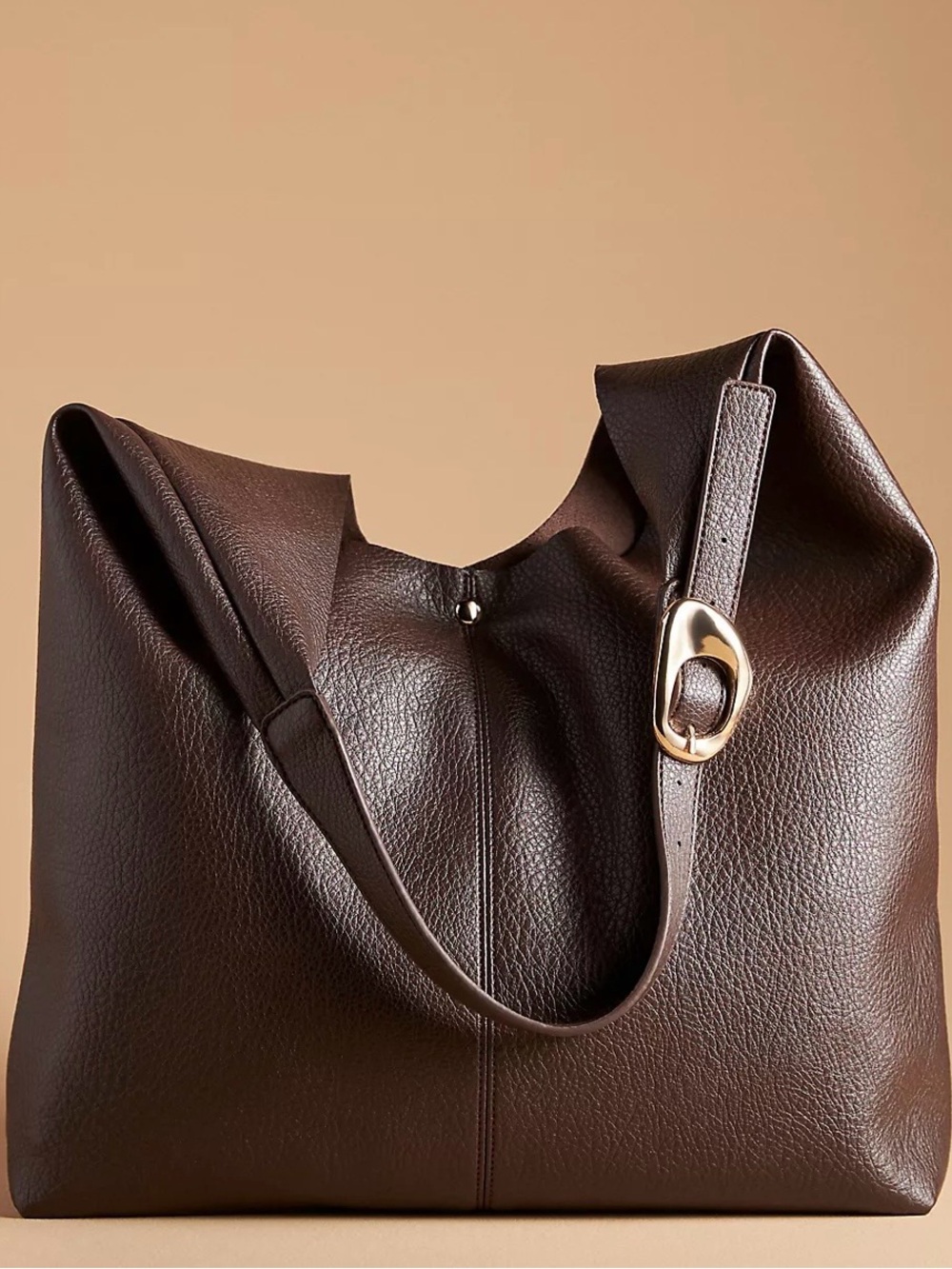 *New without tags* Anthropologie Love Knot Slouchy Bag: Buckle Edition - Picture 2 of 6